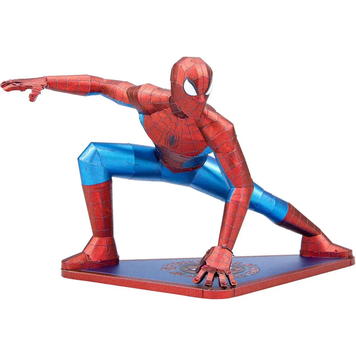 Marvel - Spider-Man Figure Model Kit (Steel, Moderate Difficulty) - Fascinations - Metal Earth Series, Spider-Man 60th Anniversary Edition - Image 2