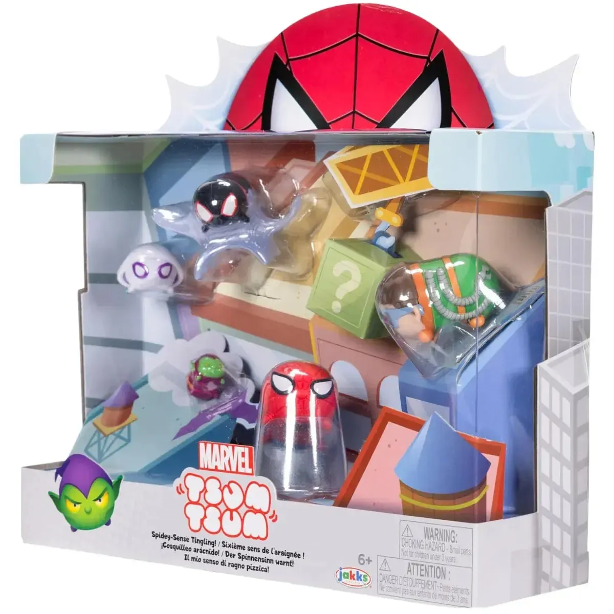 Marvel [Spider-Man] - Spidey-Sense Tingling! Toy Figure Set - Jakks Pacific - Tsum Tsum Series - Image 6