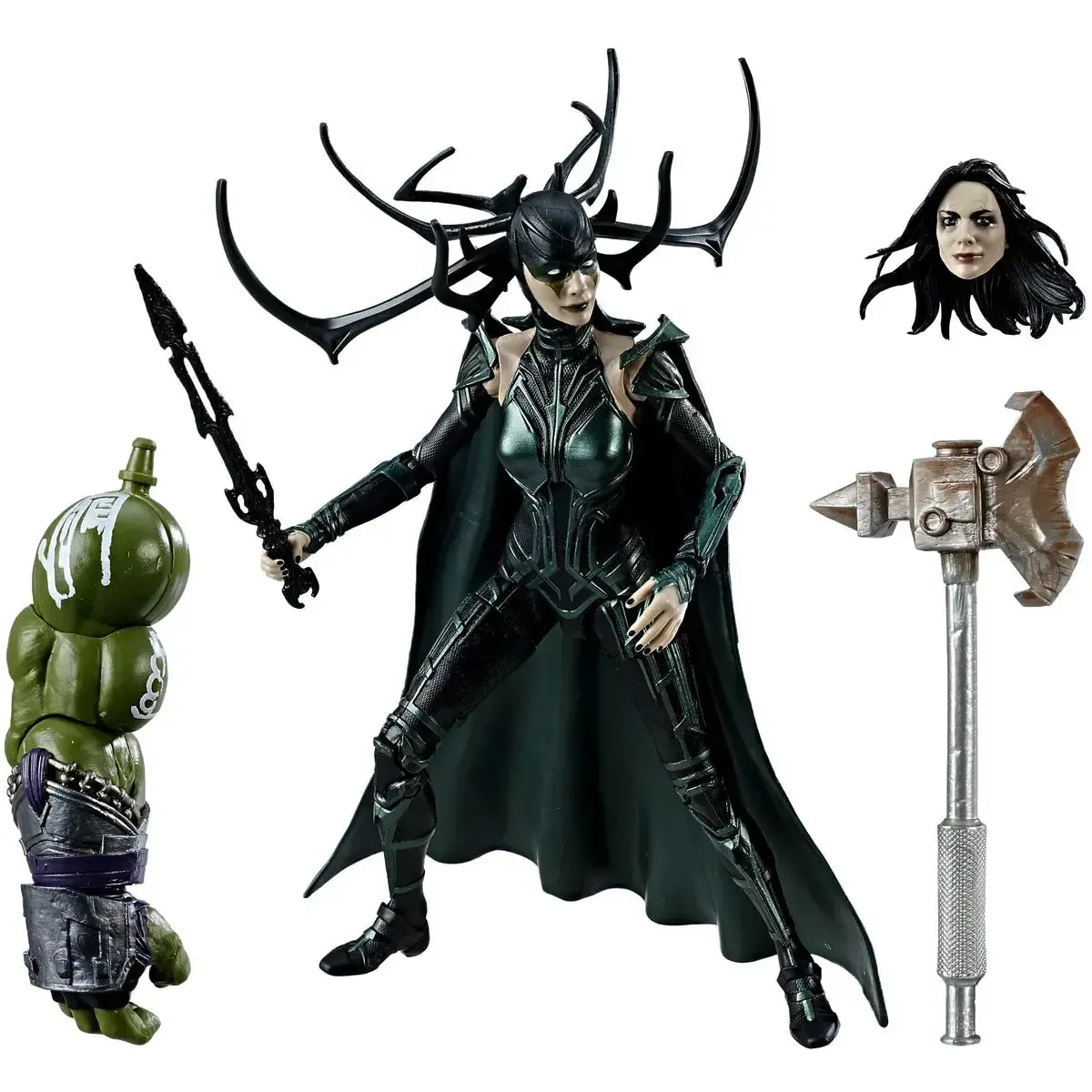 Marvel [Thor: Ragnarok] - Marvel's Hela Action Figure (6") - Hasbro - Legends Series [Build a Figure: Hulk] - Image 2