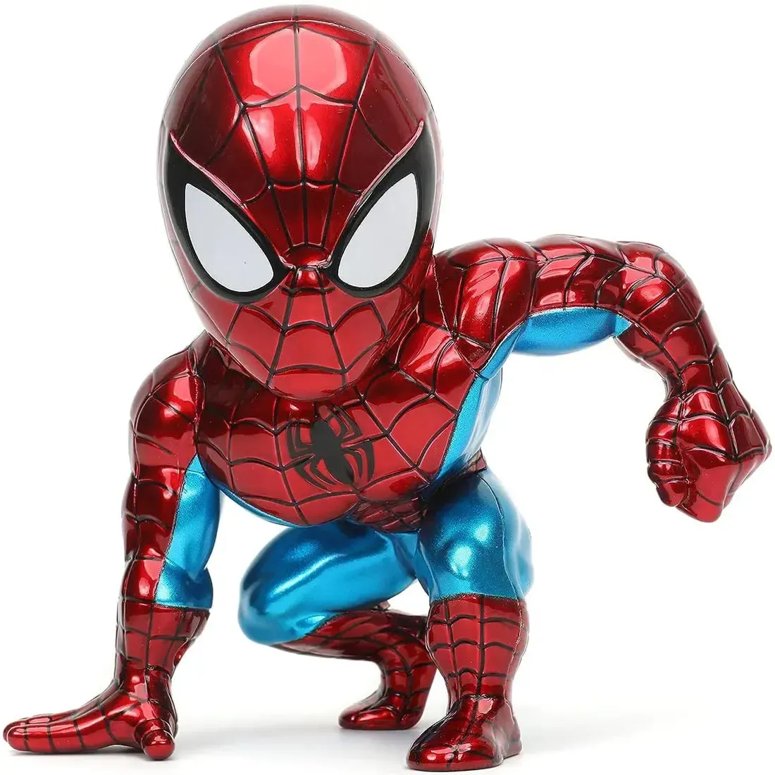 Marvel [Ultimate Spider-Man] - Hero Landing Spider-Man Figure (5", Metal Die-Cast) - Jada - Metafigs Series - Image 2