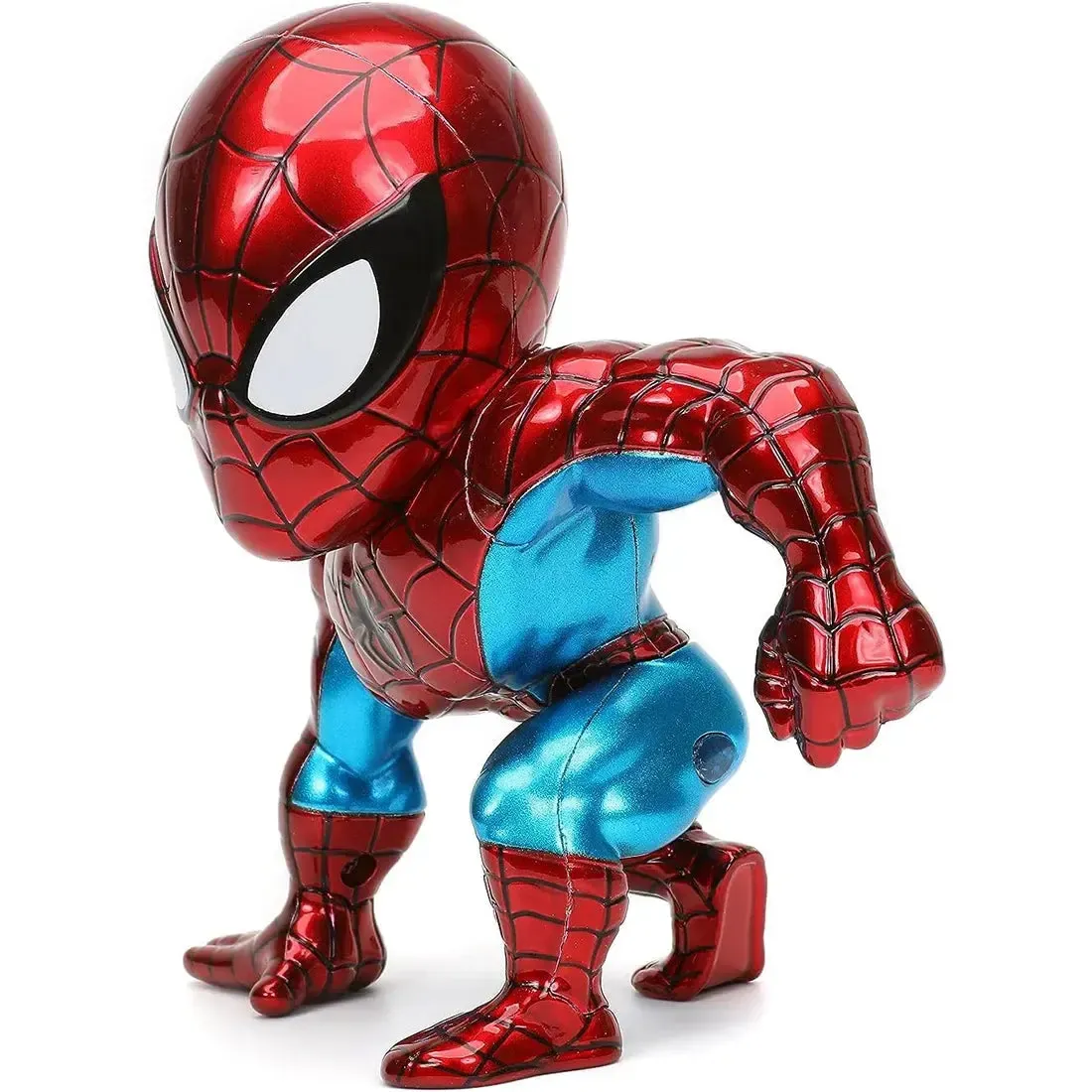 Marvel [Ultimate Spider-Man] - Hero Landing Spider-Man Figure (5", Metal Die-Cast) - Jada - Metafigs Series - Image 4