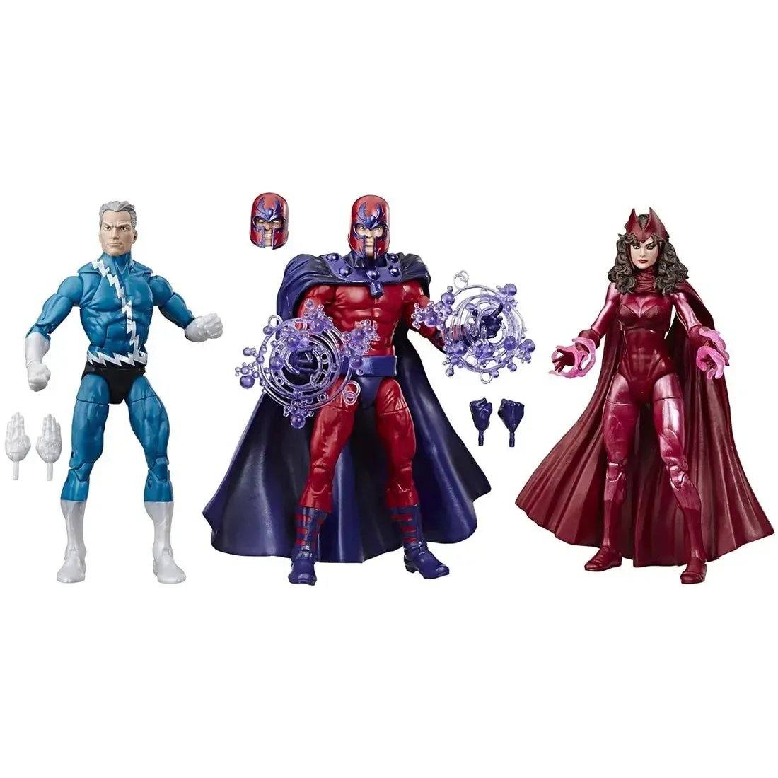 Marvel [X-Men] - Quicksilver, Magneto & Scarlet Witch Action Figure Set (6") - Hasbro - Marvel Legends Series, Marvel 80th Anniversary Edition - Image 2