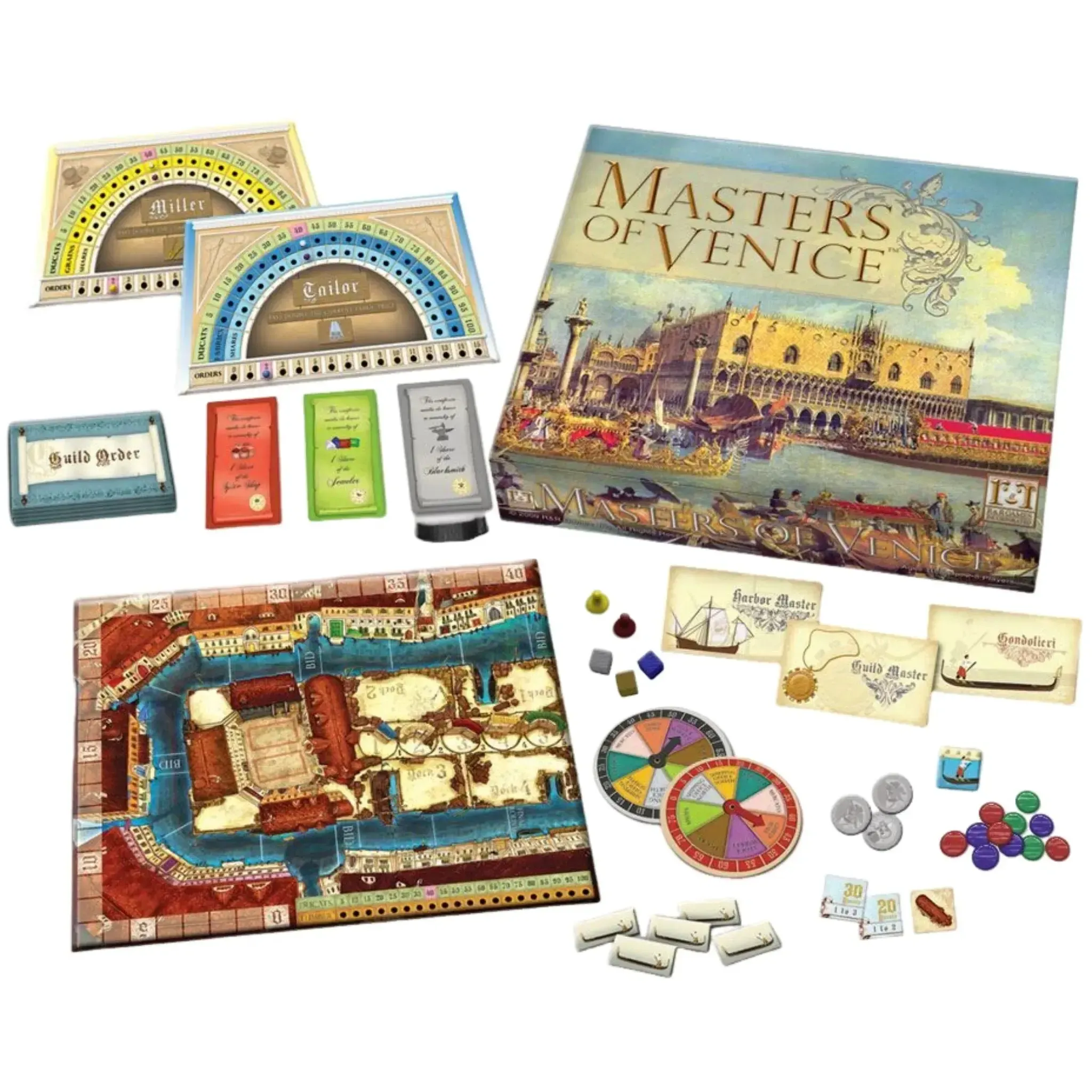 Masters of Venice - Economic Civilization Board Game for Adults (2-5 Players, Ages 15+) - R&R Games - Image 4