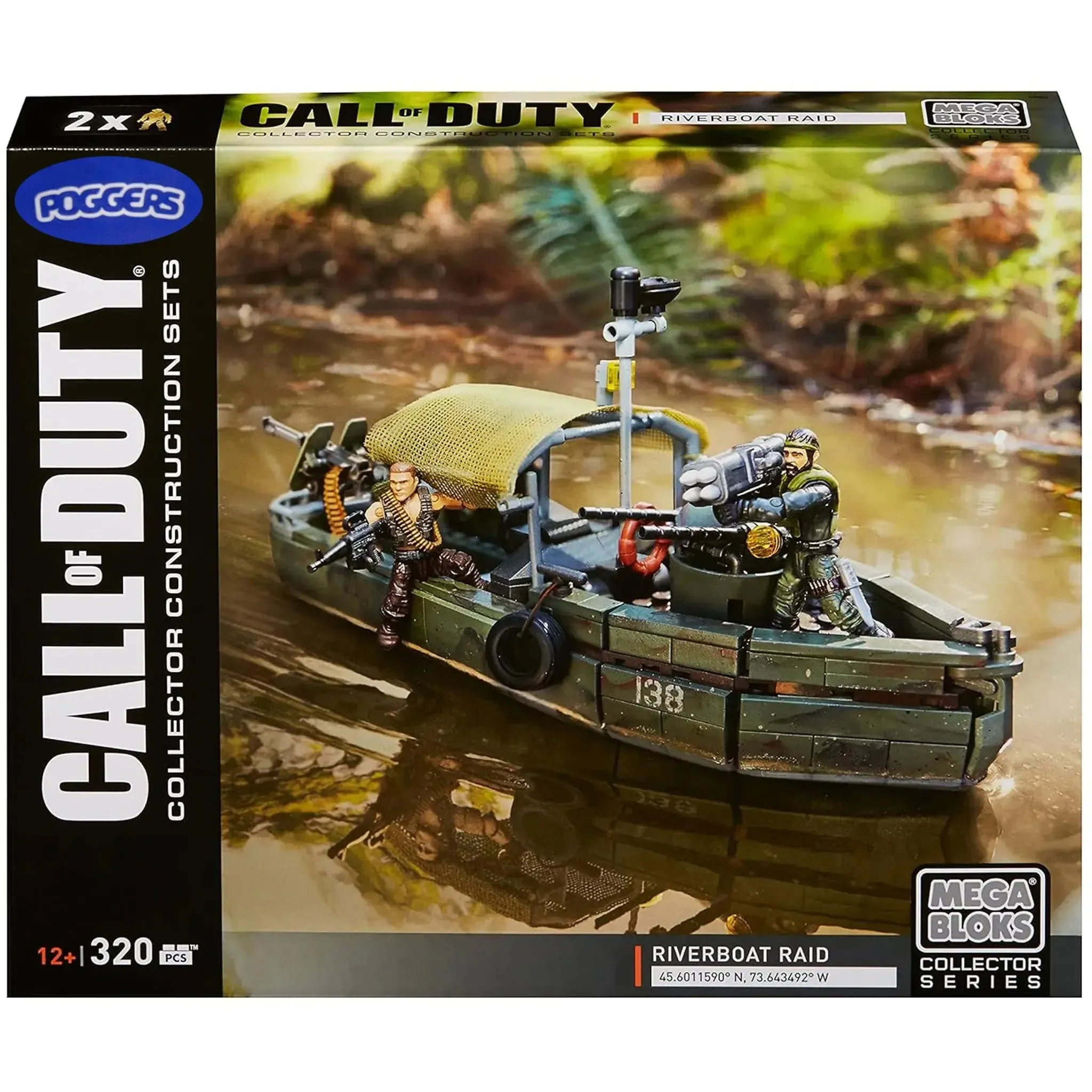 Mega Bloks [Call of Duty] - Riverboat Raid Building Set - Mega Bloks Collector Series (DPB56) - (2016)