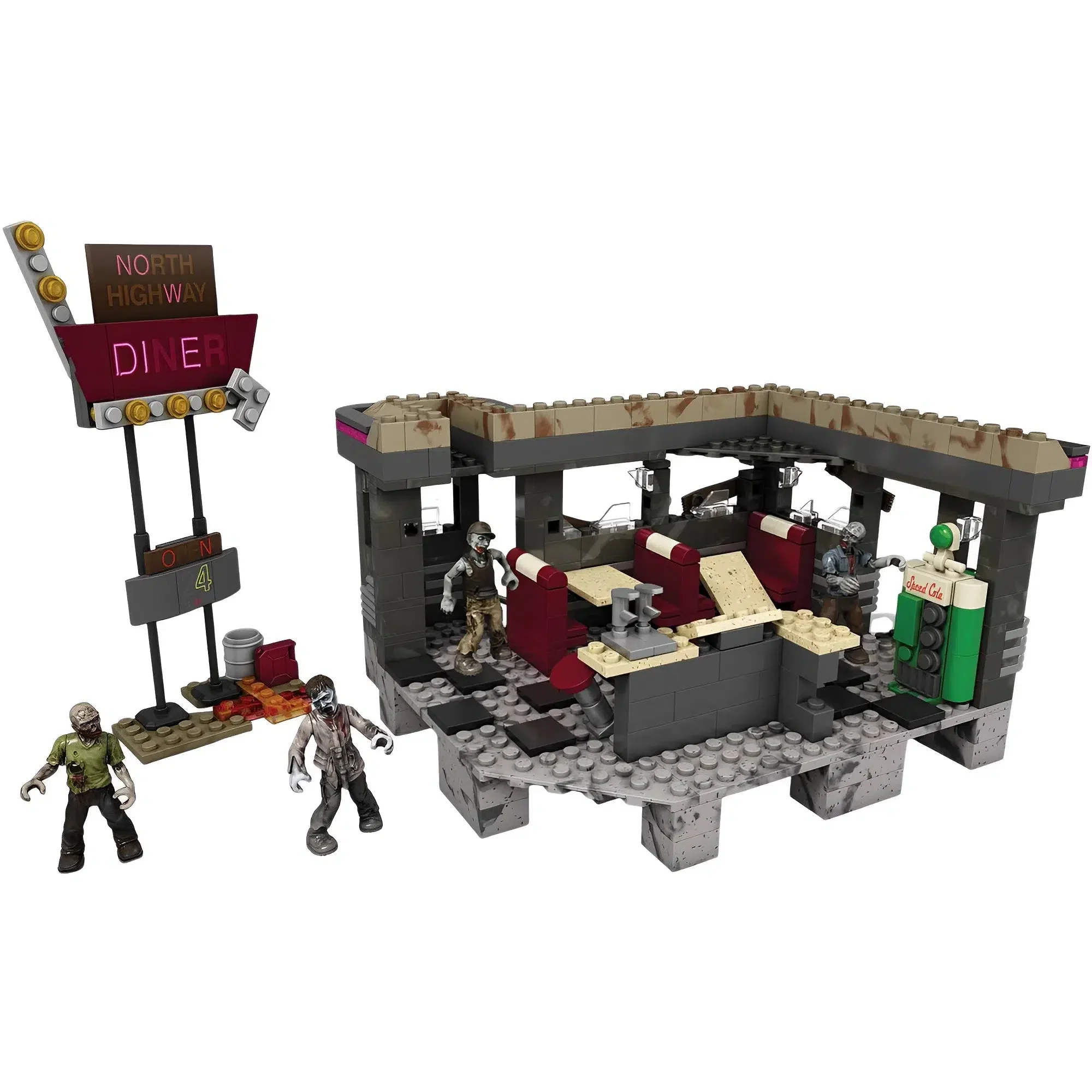 Mega Bloks [Call of Duty] - Zombies Tranzit Diner Building Set (CNG84) - Image 2