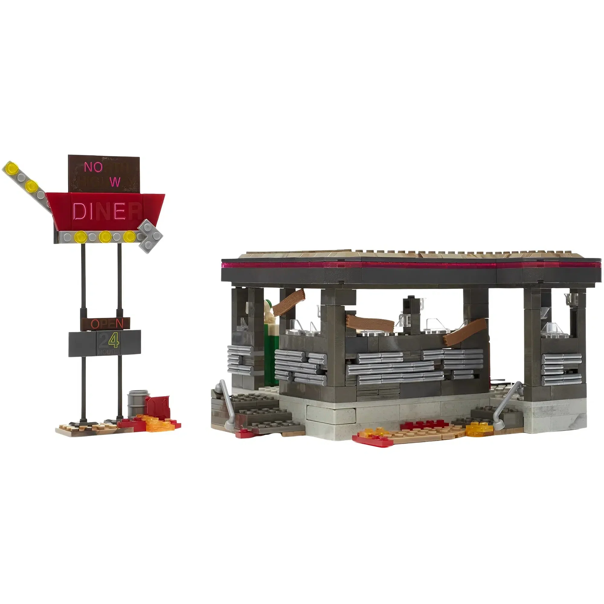 Mega Bloks [Call of Duty] - Zombies Tranzit Diner Building Set (CNG84) - Image 4
