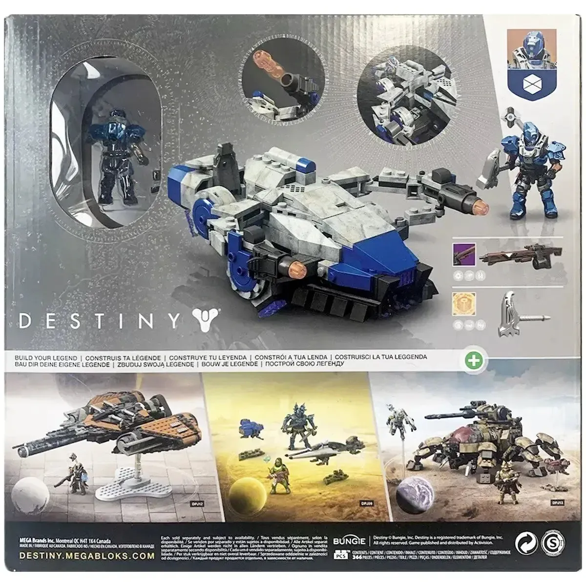 Mega Bloks [Destiny] - Cabal Interceptor Building Set (DPJ11) - Image 3