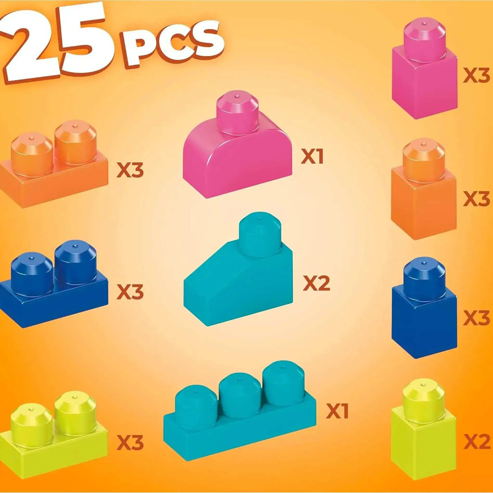 Mega Bloks [First Builders] - Happy Llama Building Set - First Builders Series (HDK82) - (2021) - Image 5