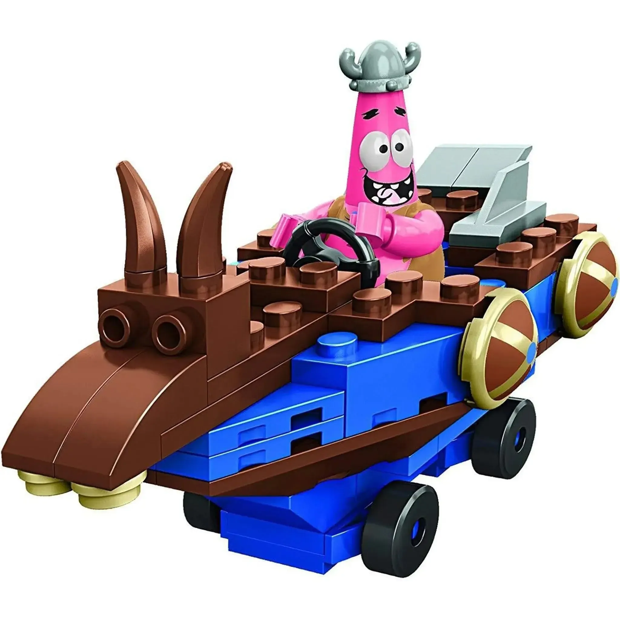 Mega Bloks [SpongeBob SquarePants] - Patrick Racer Building Set (91 Pieces) - (2014) - Image 2