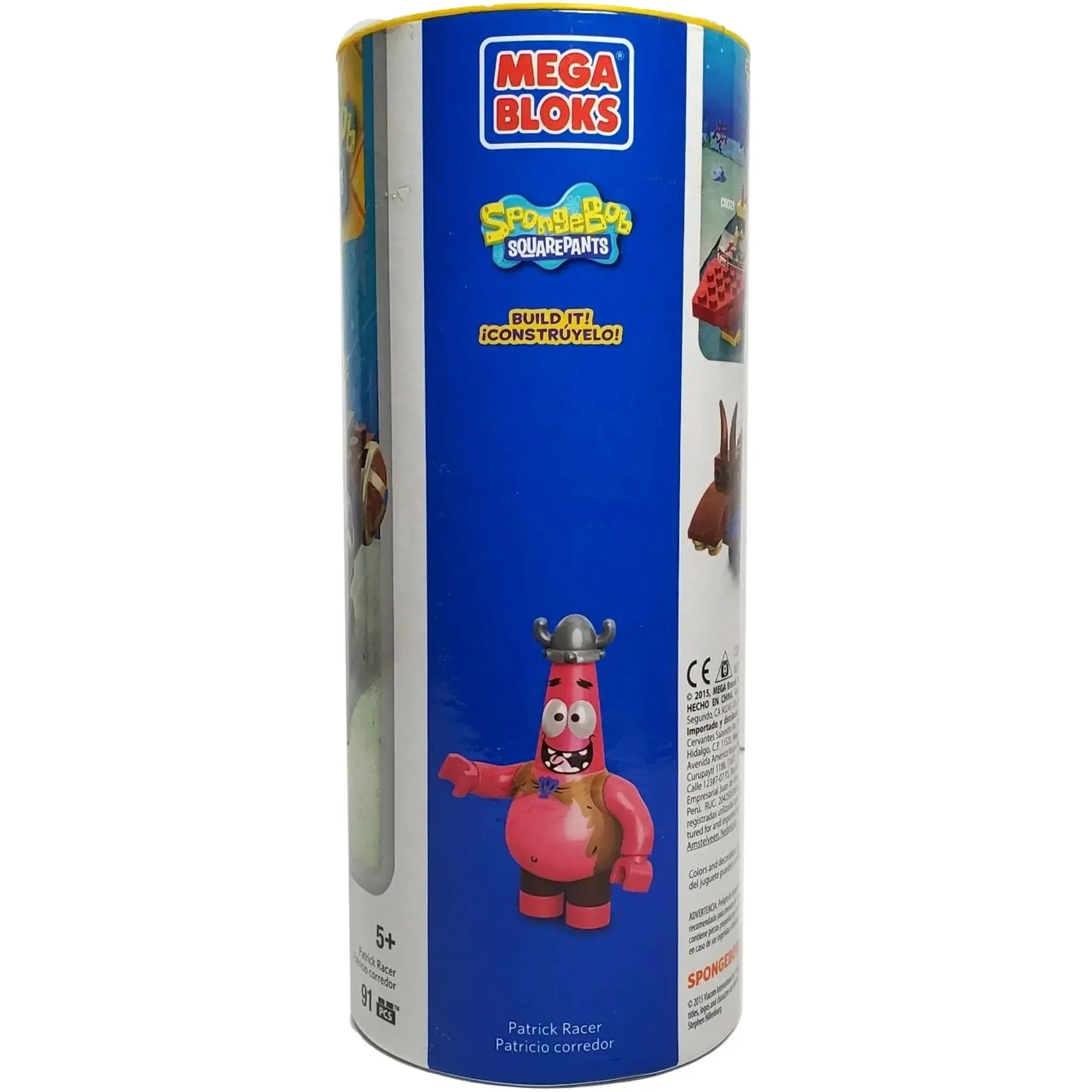 Mega Bloks [SpongeBob SquarePants] - Patrick Racer Building Set (91 Pieces) - (2014) - Image 4