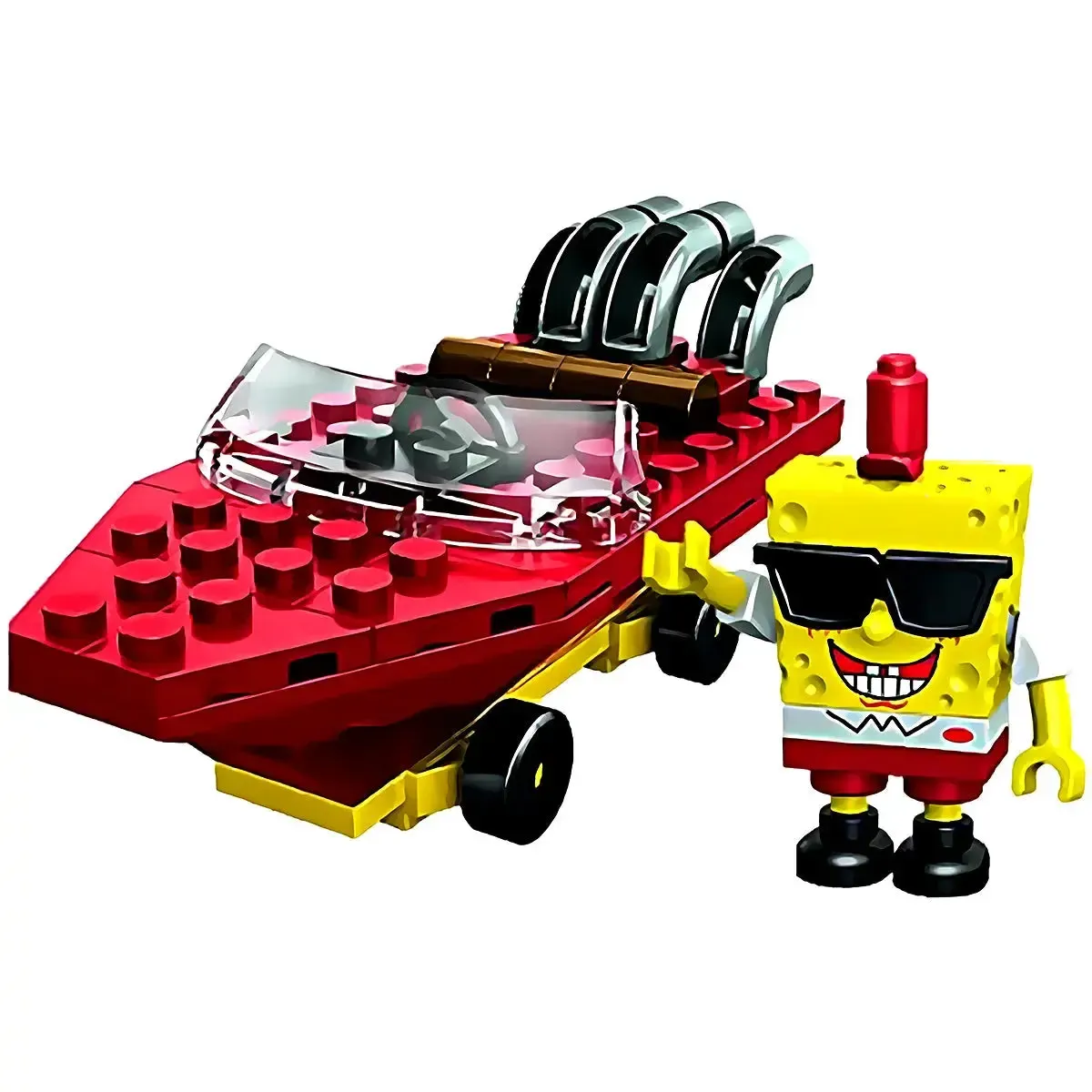 Mega Bloks [Spongebob Squarepants] - Spongebob Racer Building Set - Image 2