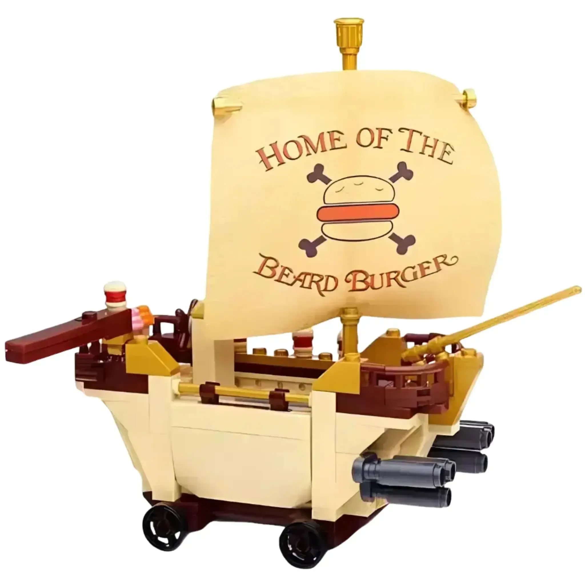 Mega Bloks [The SpongeBob Movie: Sponge Out of Water] - Burgermobile Showdown Building Set (CND25) - Image 6