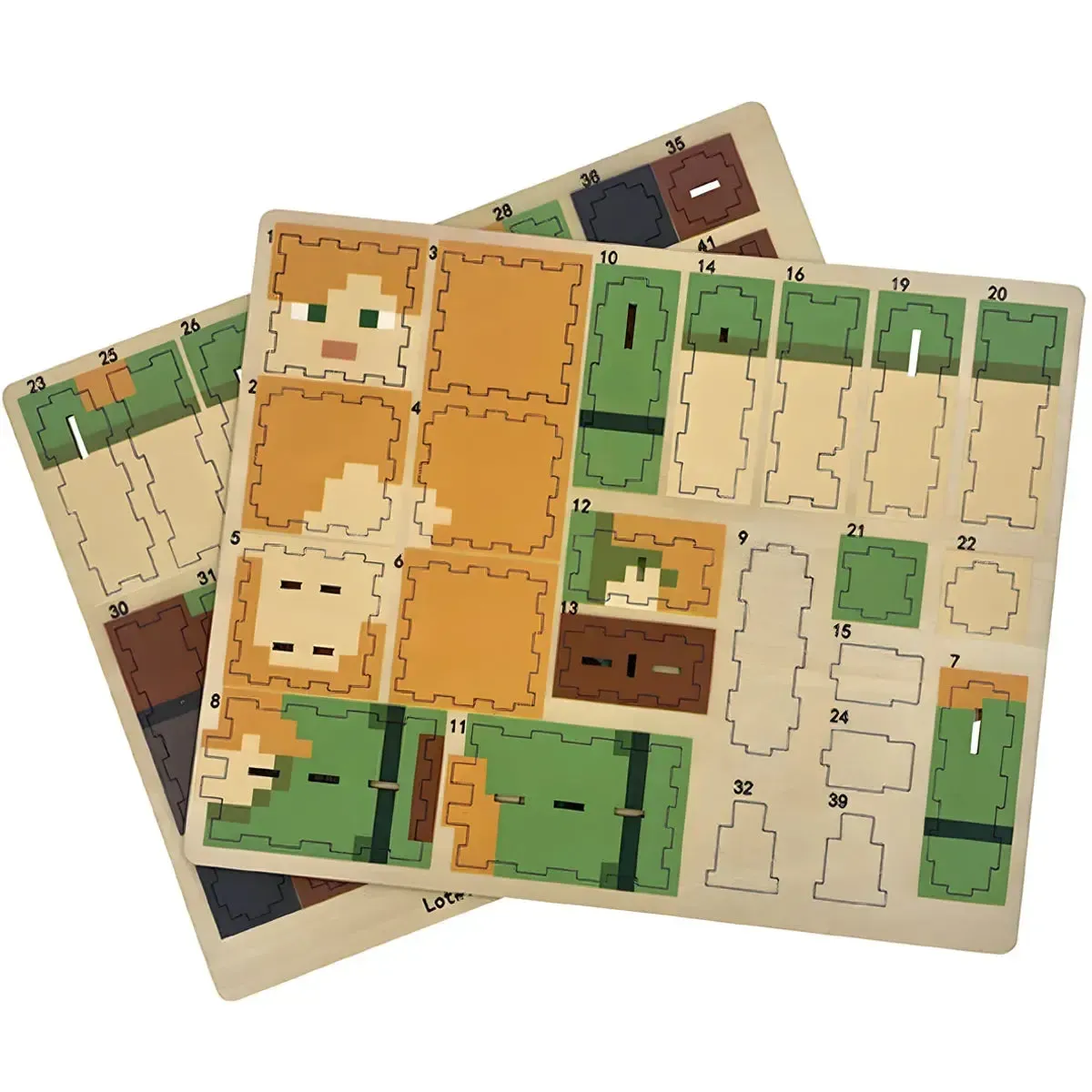 Minecraft - Alex 3D Wood Model Kit - Insight Editions - Incredibuilds Series - Image 2
