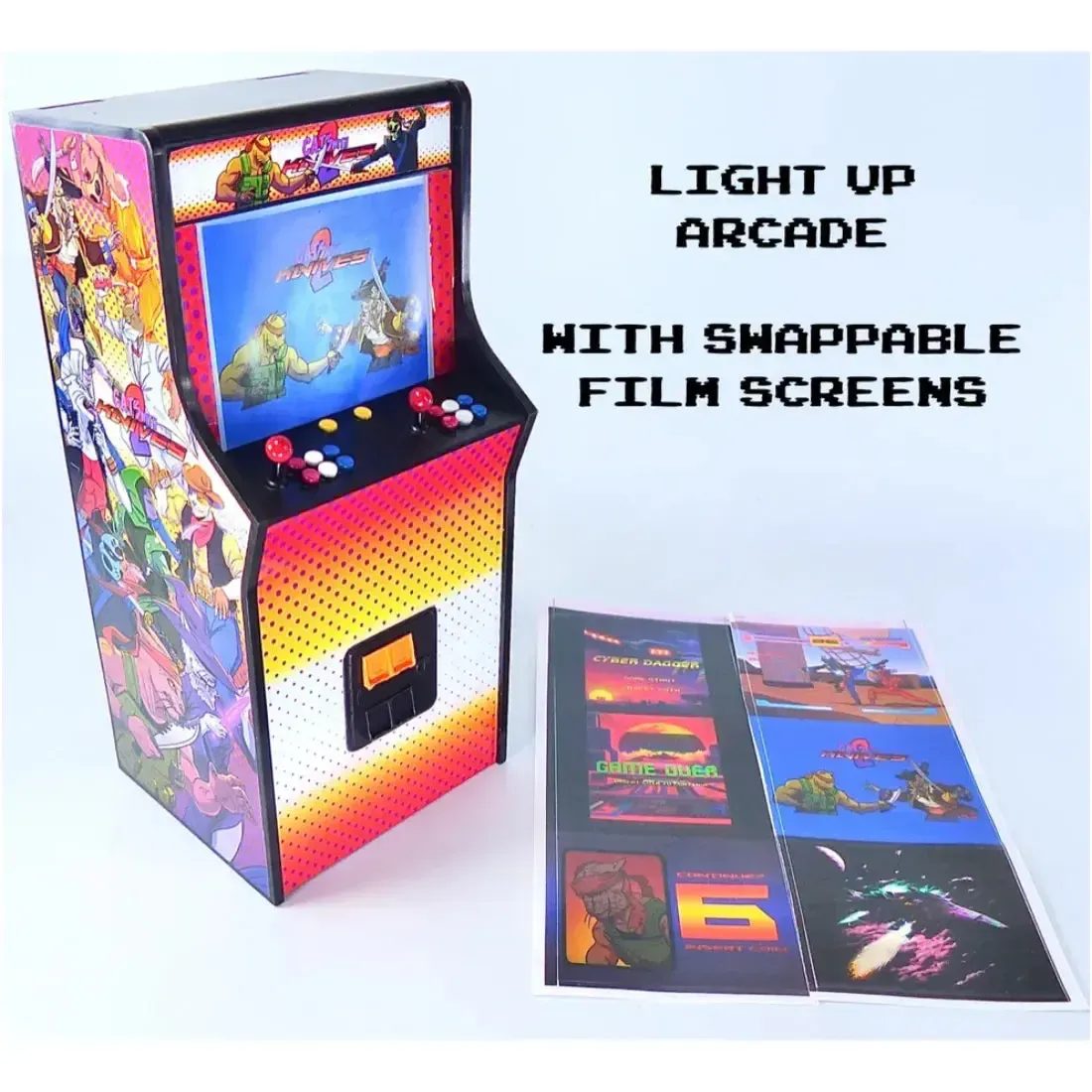 Mini Arcade Machine, Props & Accessories for Action Figures (1:12 Scale) - Super Action Stuff - Image 9