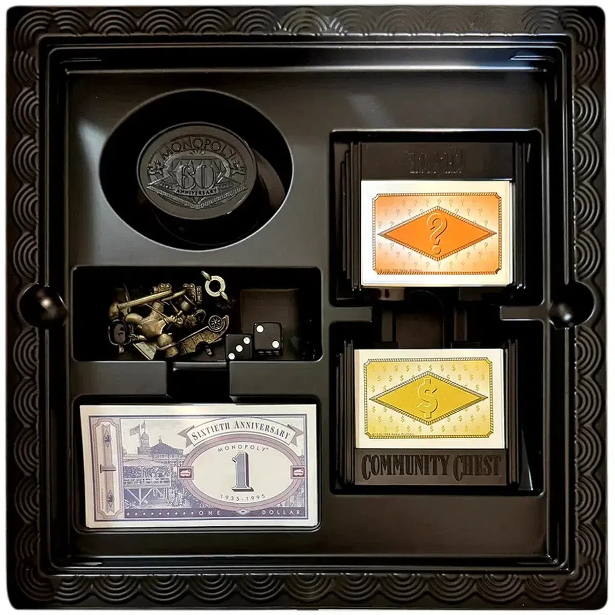 Monopoly: 60th Anniversary Edition - Economic Classic Board Game for Family, Adults, and Children (2-8 Players, Ages 8+) - Parker Brothers - Image 6