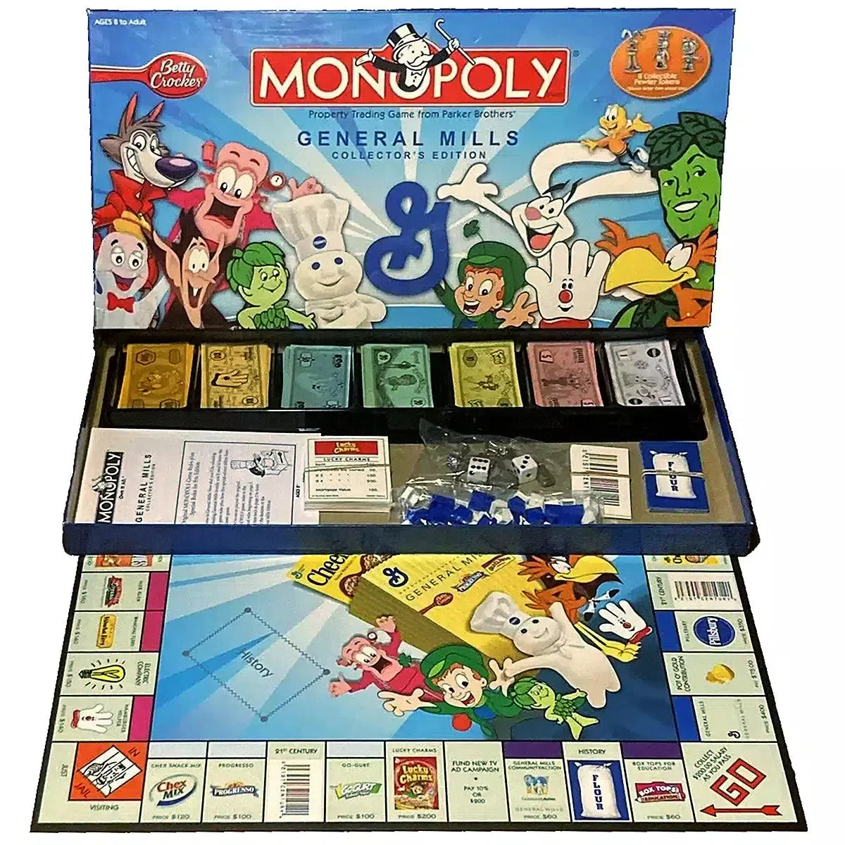Monopoly: General Mills Collector's Edition - Economic Food Board Game for Family, Adults, and Children (2-8 Players, Ages 8+) - USAopoly - Image 2