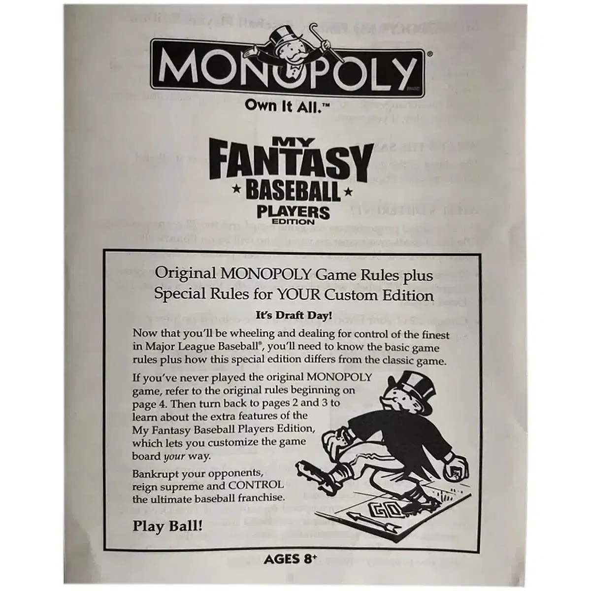 Monopoly: My Fantasy Baseball Players Edition - Economic Sports Board Game for Family, Adults, and Children (2-6 Players, Ages 8+) - USAopoly - Image 10