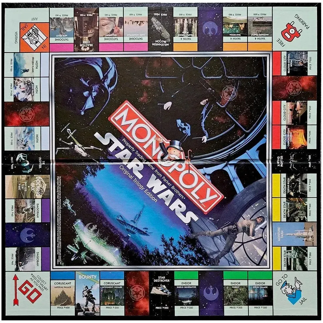 Monopoly: Star Wars Original Trilogy Edition - Economic Science Fiction Board Game for Family, Adults, and Children (2-8 Players, Ages 8+) - Parker Brothers - Image 6