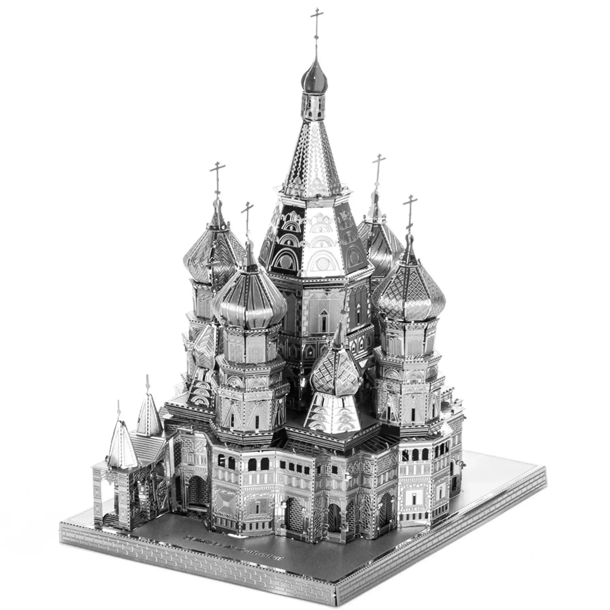 Moscow - Saint Basil's Cathedral Building Figure 3D Figure Model Kit (Steel, Hard Difficulty) - Fascinations - Metal Earth Premium Series - (2022) - Image 6