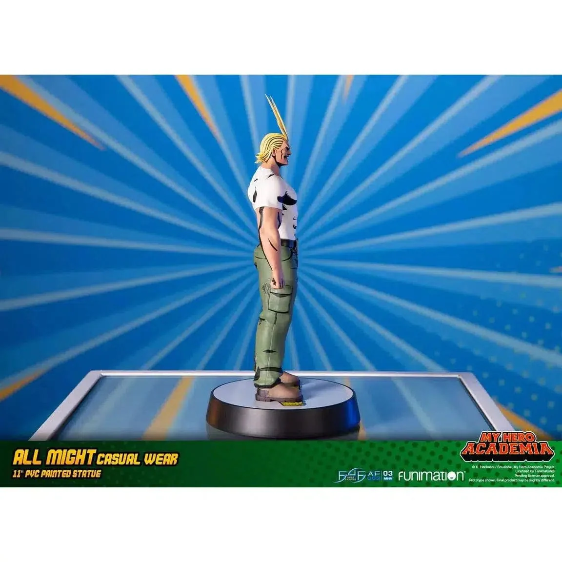 My Hero Academia - All Might Statue (Casual Wear Version) - First 4 Figures - 11" PVC - Image 11