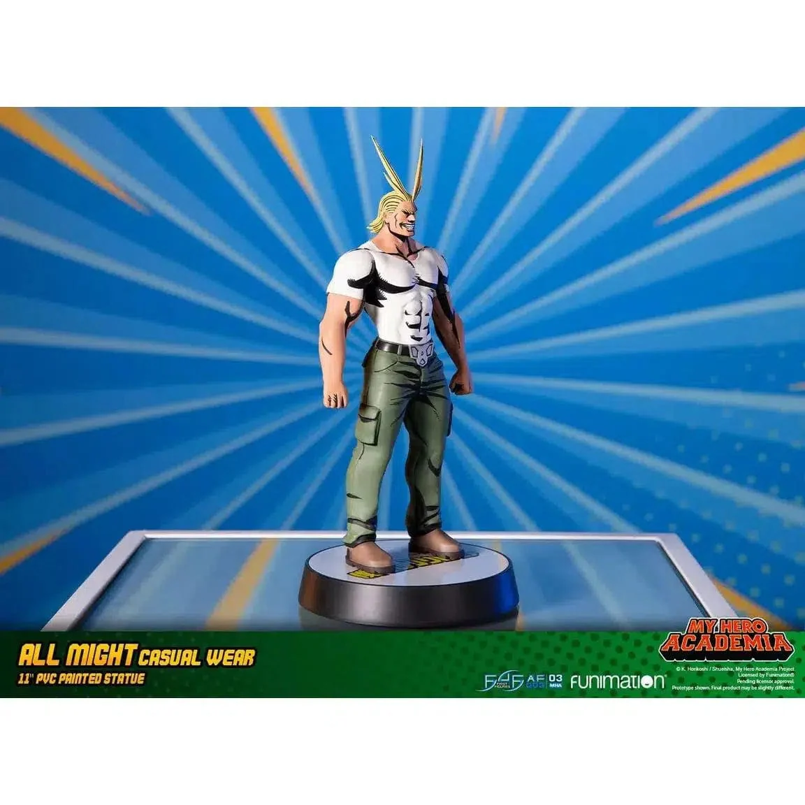 My Hero Academia - All Might Statue (Casual Wear Version) - First 4 Figures - 11" PVC - Image 12