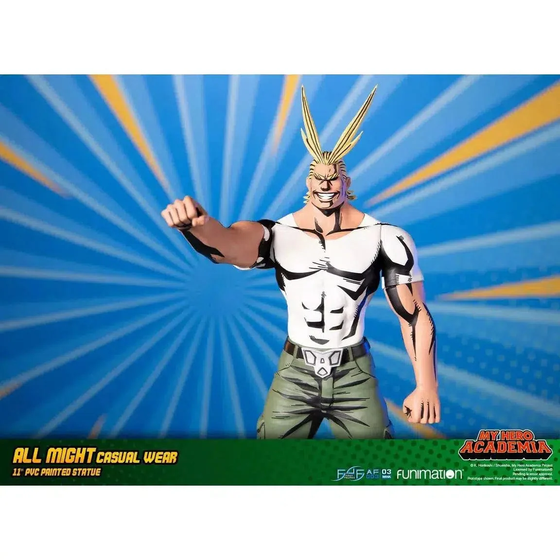 My Hero Academia - All Might Statue (Casual Wear Version) - First 4 Figures - 11" PVC - Image 16