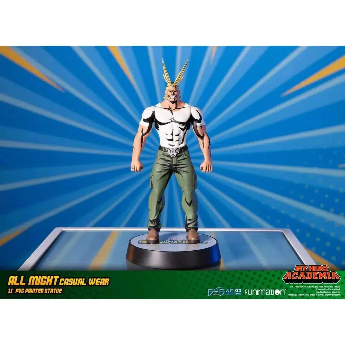 My Hero Academia - All Might Statue (Casual Wear Version) - First 4 Figures - 11" PVC - Image 17