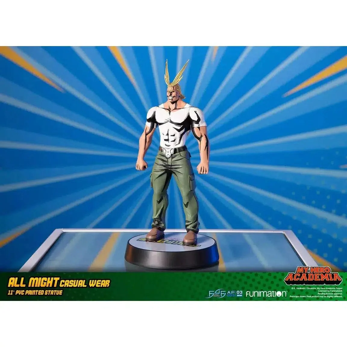 My Hero Academia - All Might Statue (Casual Wear Version) - First 4 Figures - 11" PVC - Image 18