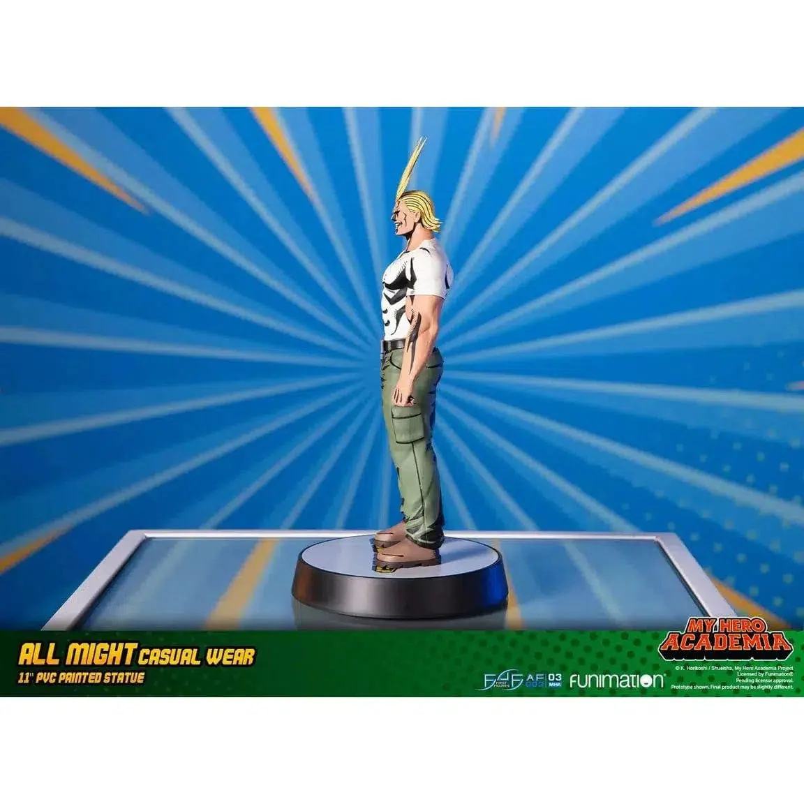 My Hero Academia - All Might Statue (Casual Wear Version) - First 4 Figures - 11" PVC - Image 19
