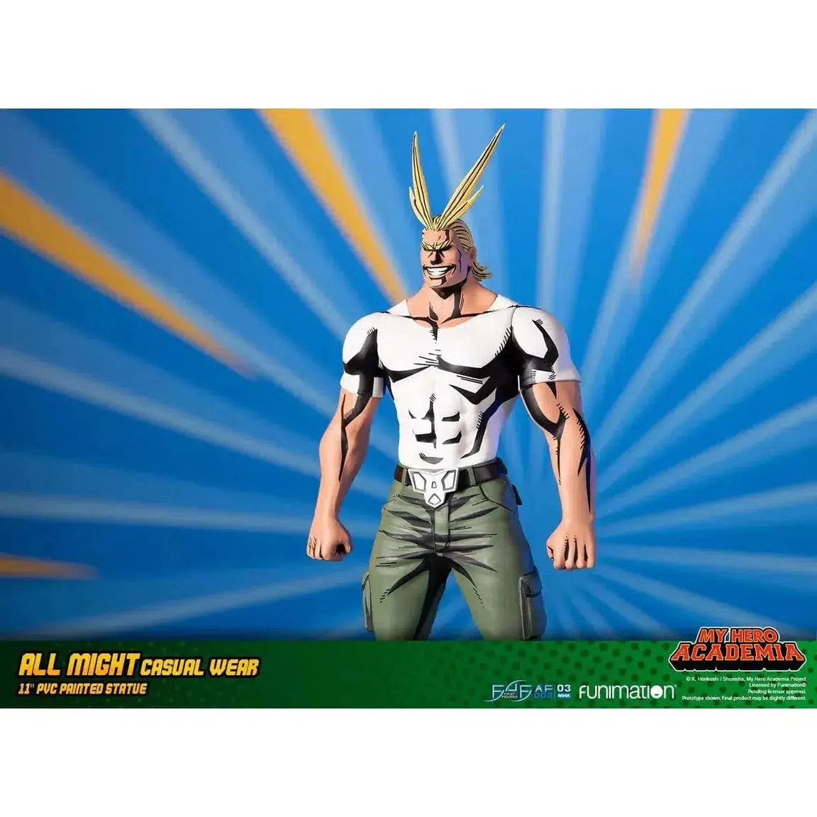 My Hero Academia - All Might Statue (Casual Wear Version) - First 4 Figures - 11" PVC - Image 24