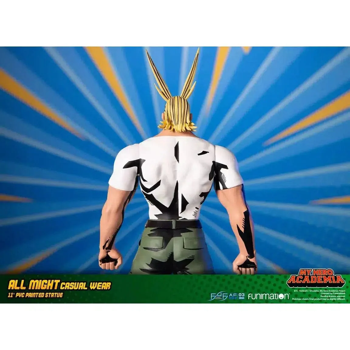 My Hero Academia - All Might Statue (Casual Wear Version) - First 4 Figures - 11" PVC - Image 25