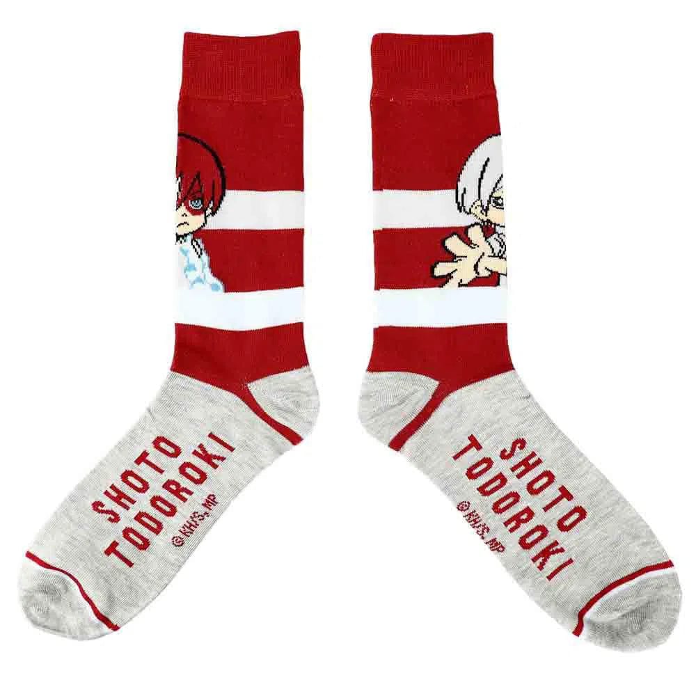 My Hero Academia - Chibi Character Colorblock Crew Socks (5 Pairs) - Bioworld - Image 3