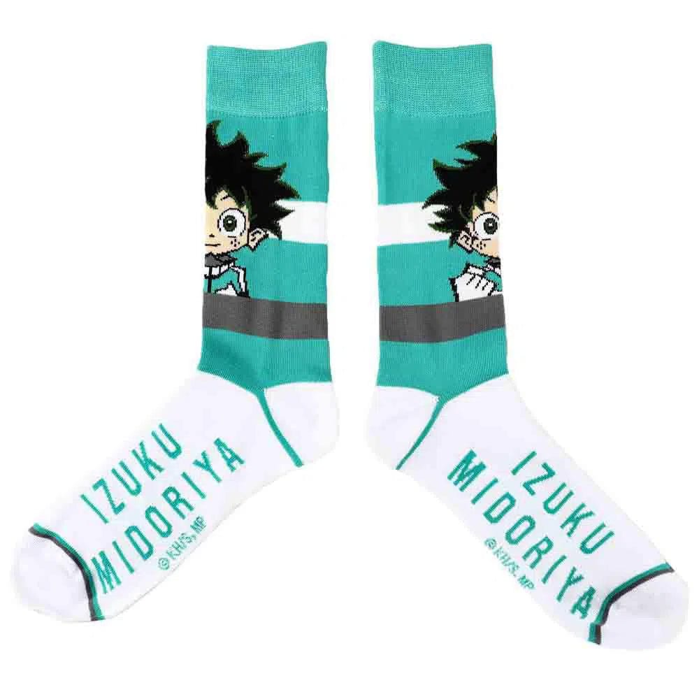 My Hero Academia - Chibi Character Colorblock Crew Socks (5 Pairs) - Bioworld - Image 6