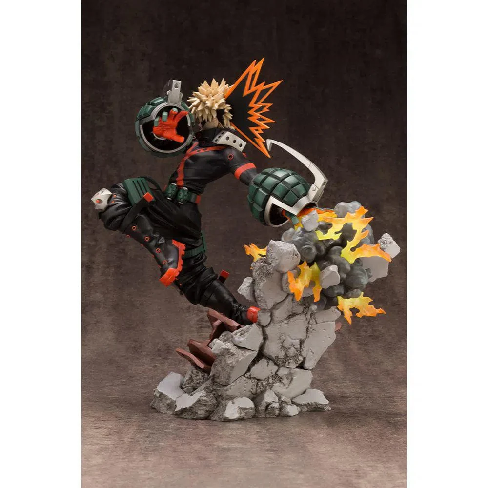 My Hero Academia - Katsuki Bakugo Statue Figure (10") - Kotobukiya - ARTFX J Series (Version 2) - Image 3