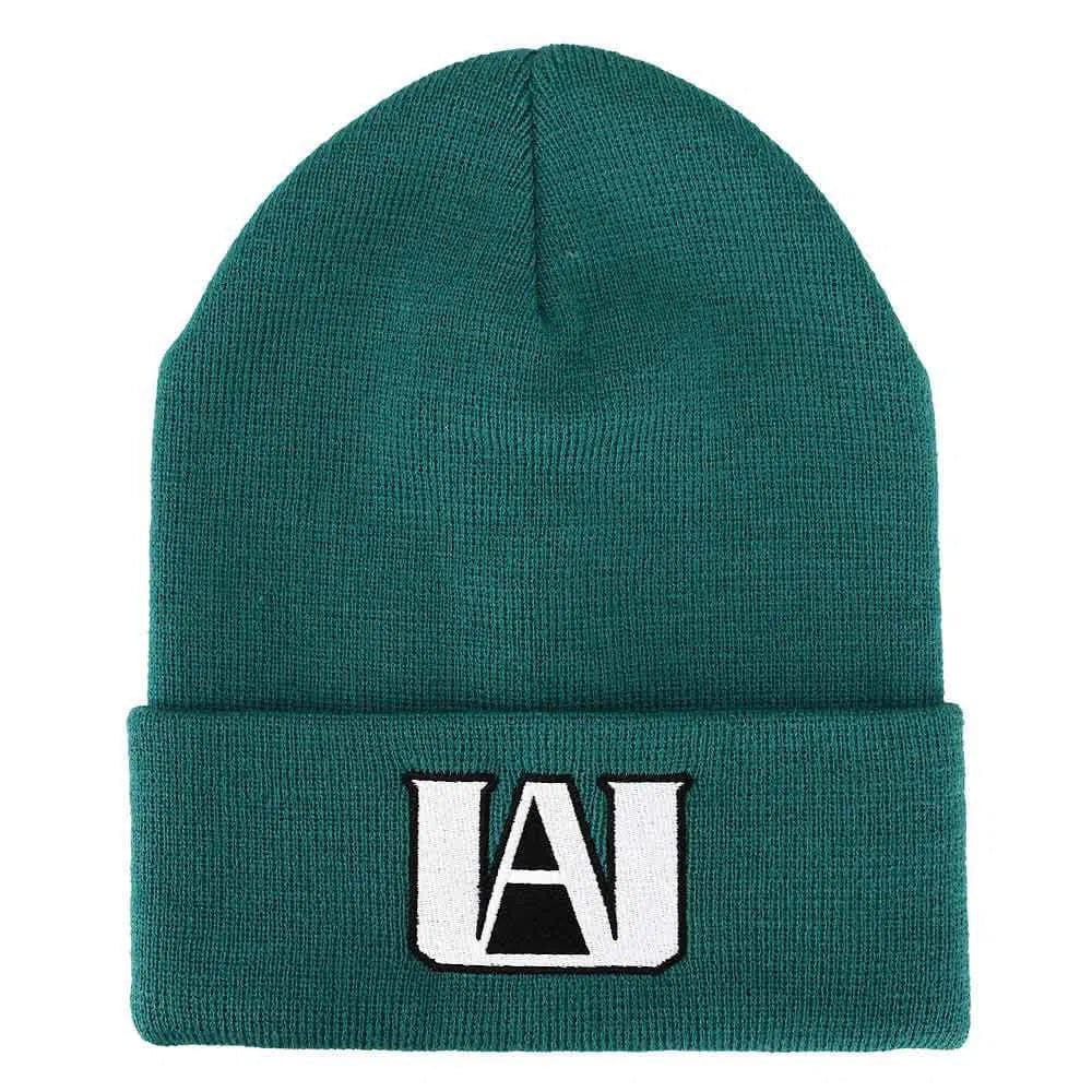 My Hero Academia - U.A. High School Logo Tall Cuff Beanie Hat (Green) - Bioworld