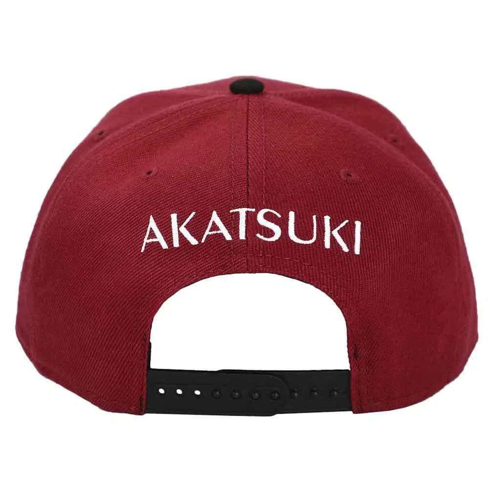 Naruto - Akatsuki Cloud Snapback Hat (Pre-Curved Bill) - Bioworld - Image 2