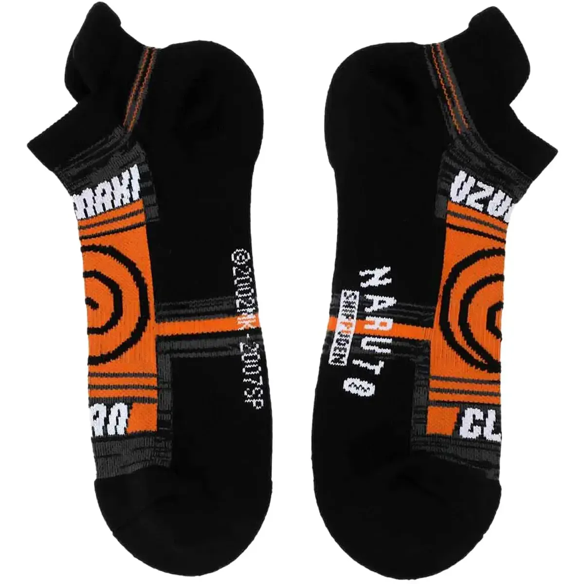 Naruto - Akatsuki, Uchiha & Uzumaki Men's Athletic Ankle Compression Socks Set (3 Pairs) - Bioworld - Image 6