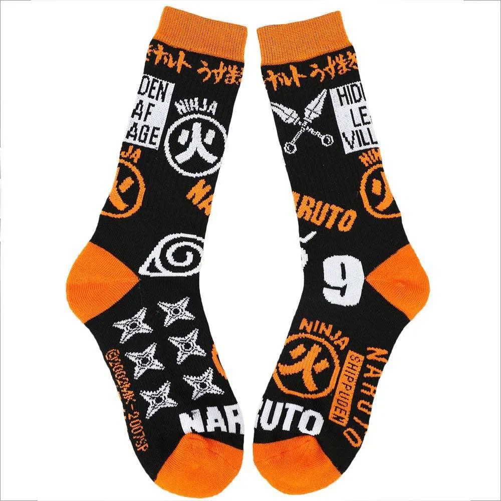 Naruto - Anime Symbols Crew Socks - Bioworld - Image 2