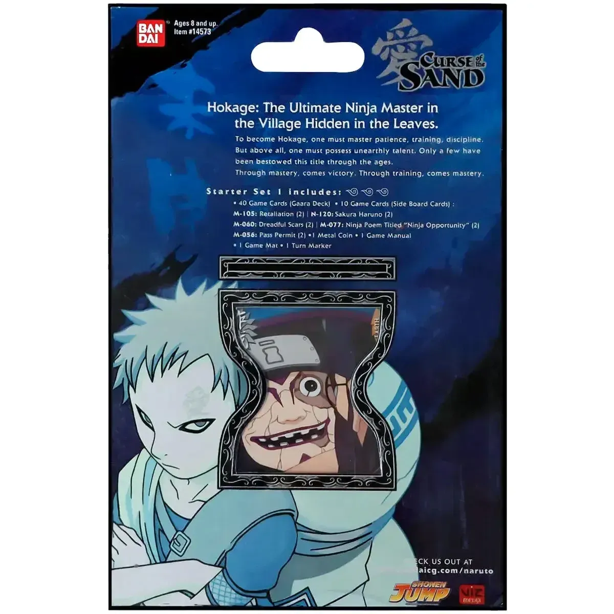 Naruto CCG [Curse of the Sand] - Blue Gaara Theme Deck - Bandai - Image 2