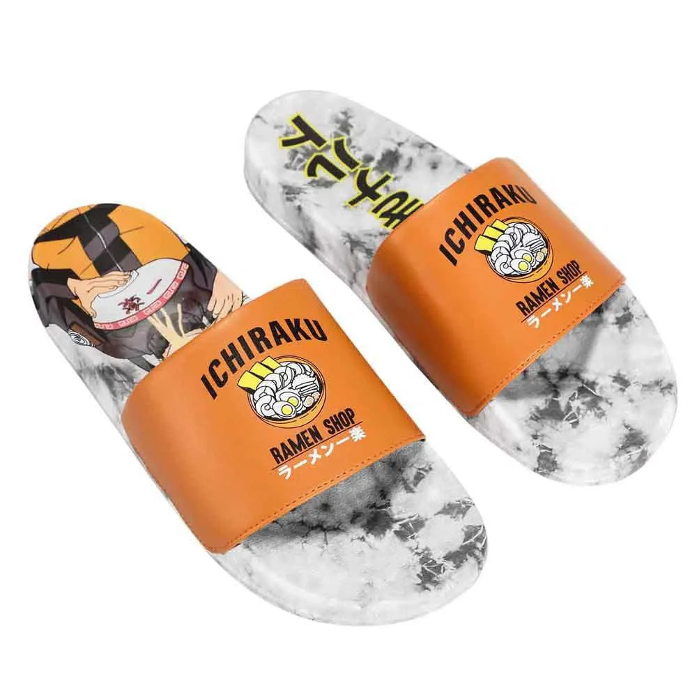 Naruto - Ichiraku Ramen Shop Athletic Slide Sandals - Bioworld - Image 3