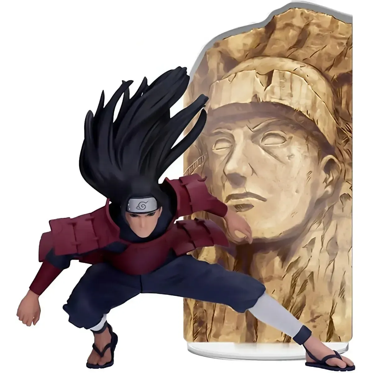 Naruto: Shippuden - Hashirama Senju & Hokage Rock Figure (5.5") - Bandai Spirits [Banpresto] - Panel Spectacle Series