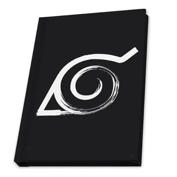 Naruto Shippuden - Konoha 3-Piece Gift Set (14 oz. Drinking Glass, Pin Badge, Notebook) - ABYstyle - Image 4