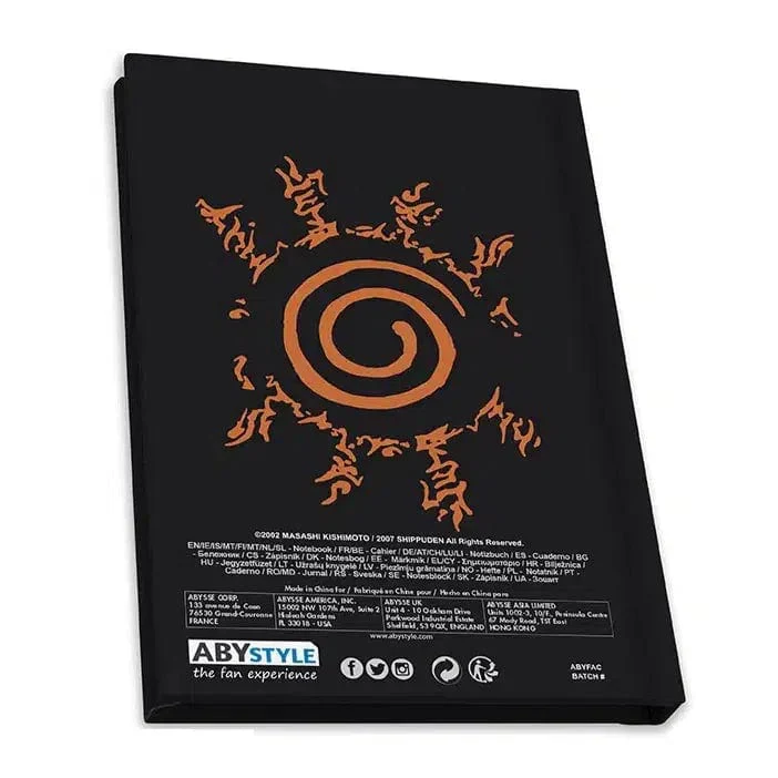 Naruto Shippuden - Konoha 3-Piece Gift Set (14 oz. Drinking Glass, Pin Badge, Notebook) - ABYstyle - Image 5