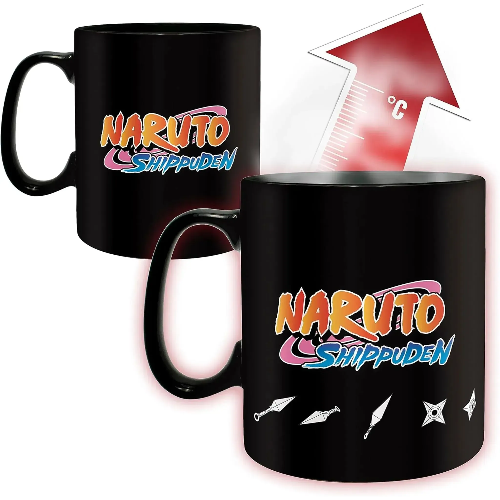 Naruto Shippuden - Naruto Clone Jutsu Heat-Change Ceramic Mug & Coaster Gift Set (16 oz.) - ABYstyle - Image 3