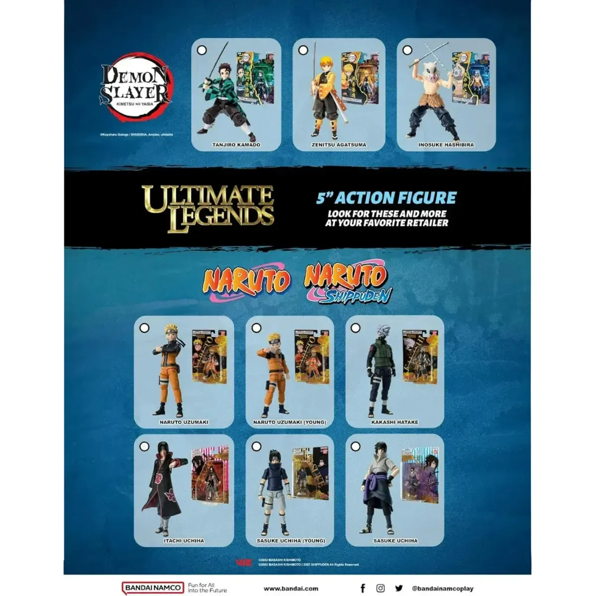 Naruto Shippuden - Sasuke Uchiha Action Figure (5") - Bandai - Ultimate Legends Series - Image 4