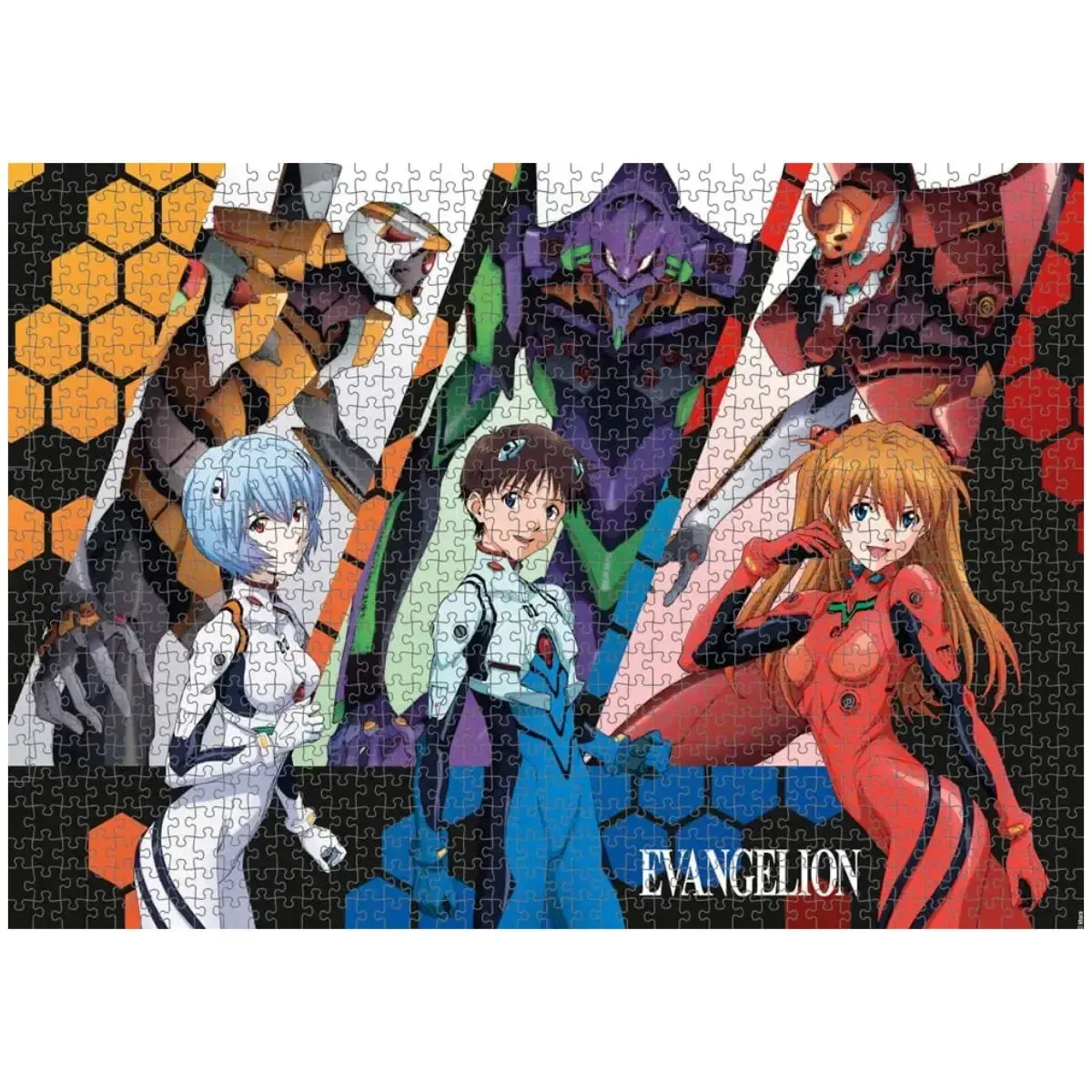 Neon Genesis Evangelion - EVA Pilots Jigsaw Puzzle (1000 Pieces, 27"x19") - Japanime Games - Player's Choice Game Accessories Series - Image 4