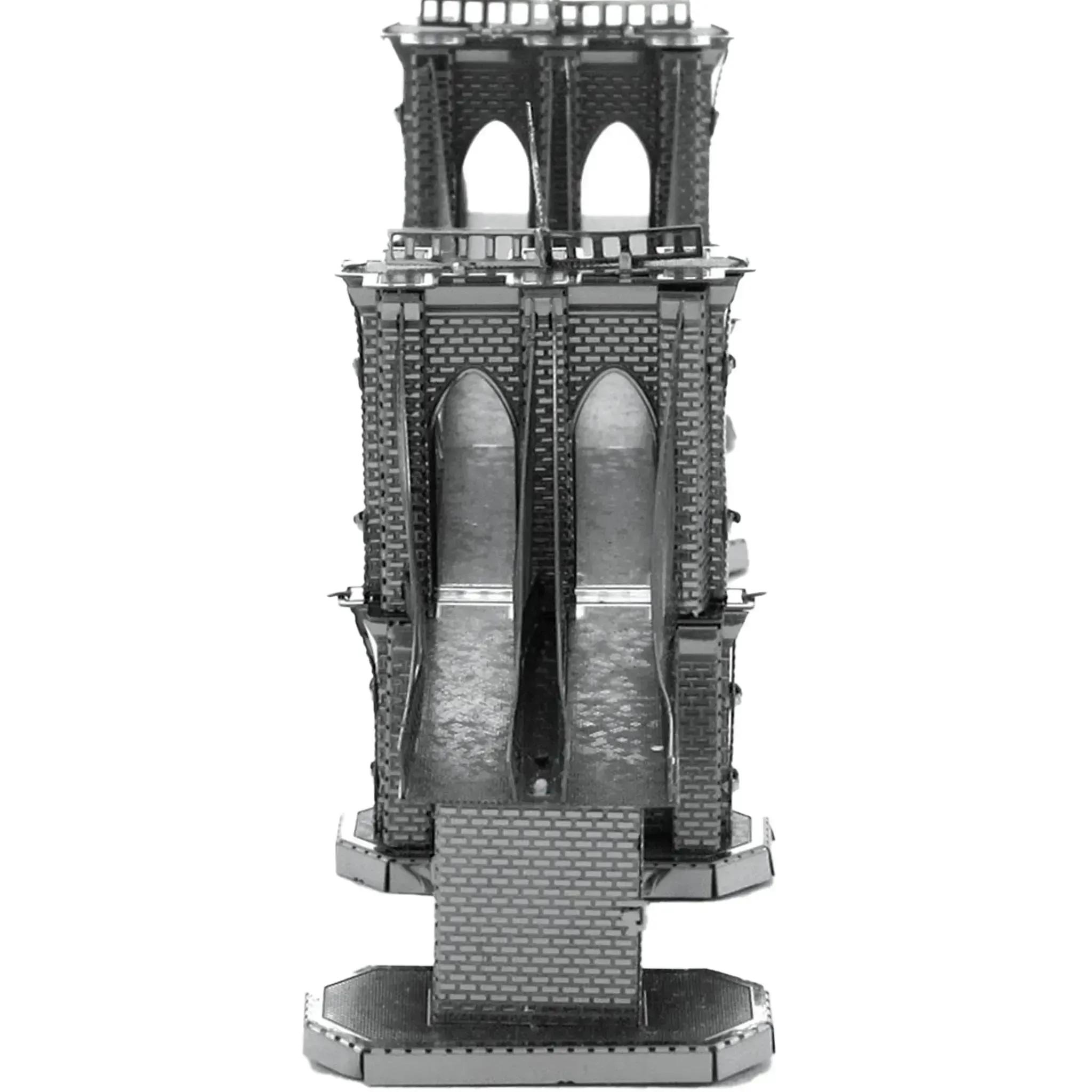 New York - Brooklyn Bridge Building 3D Figure Model Kit (Steel, Moderate Difficulty) - Fascinations - Metal Earth Series - (2023) - Image 6