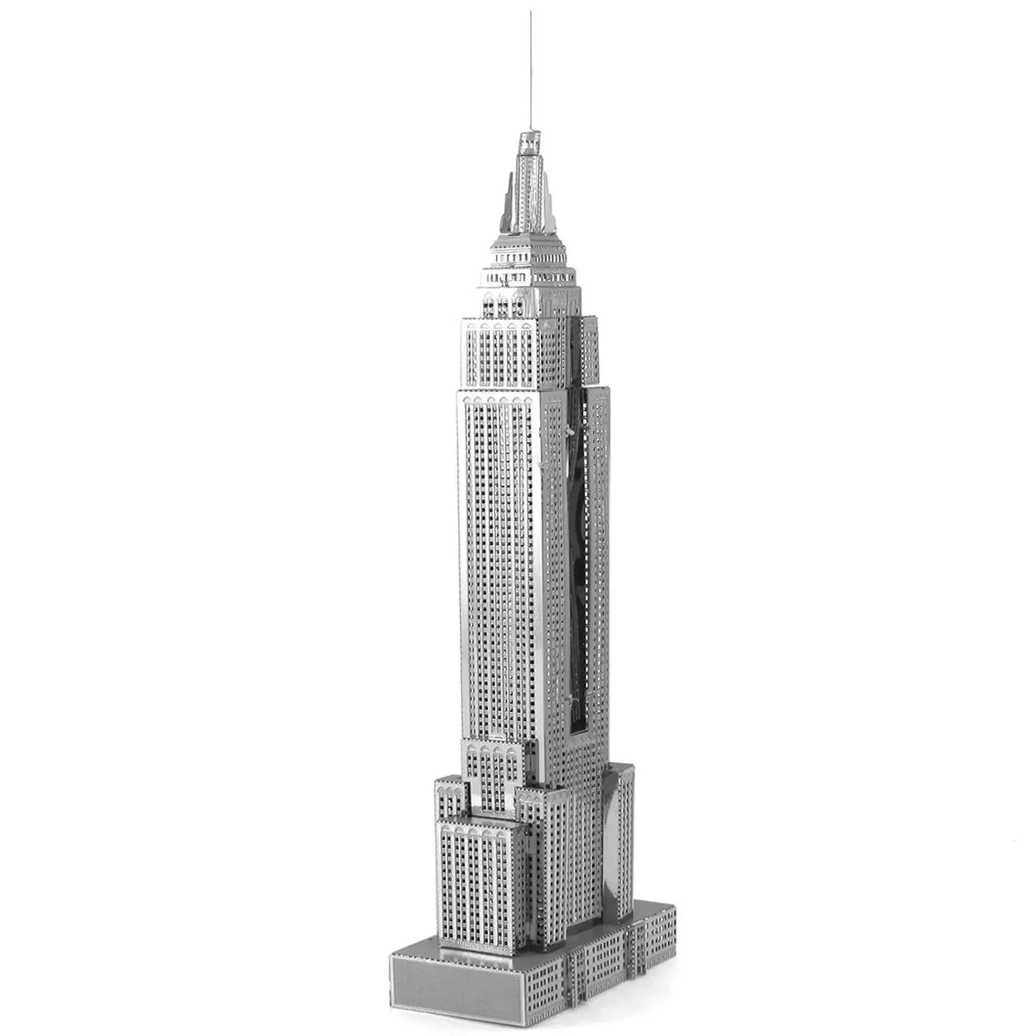 New York - Empire State Building 3D Figure Model Kit (Steel, Moderate Difficulty) - Fascinations - Metal Earth Premium Series - (2021) - Image 4