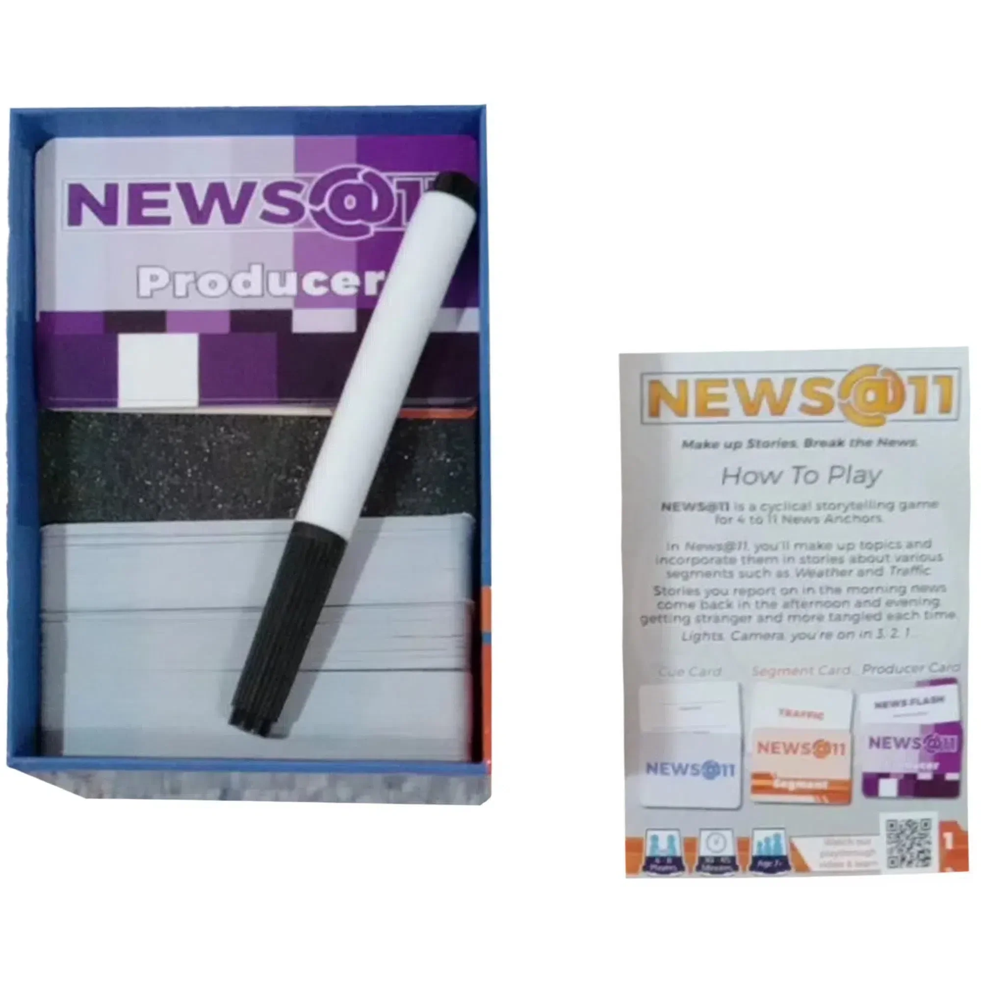 News@11 - Party Party Card Game for Family, and Adults (4-11 Players, Ages 7+) - Floodgate Games - Image 2
