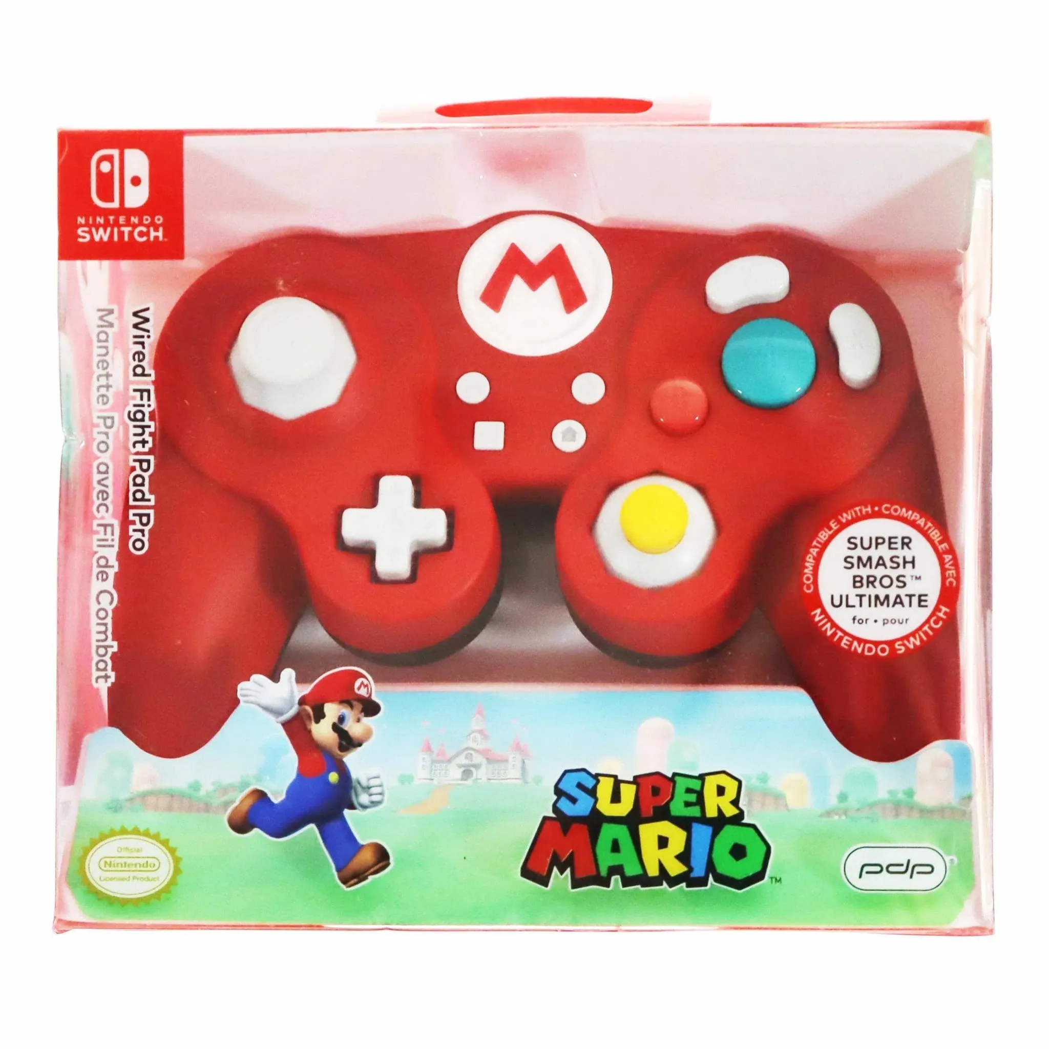 Nintendo Switch Wired Controller (Super Mario Bros. Version) - pdp - Fight Pad Pro GameCube Style - Image 5